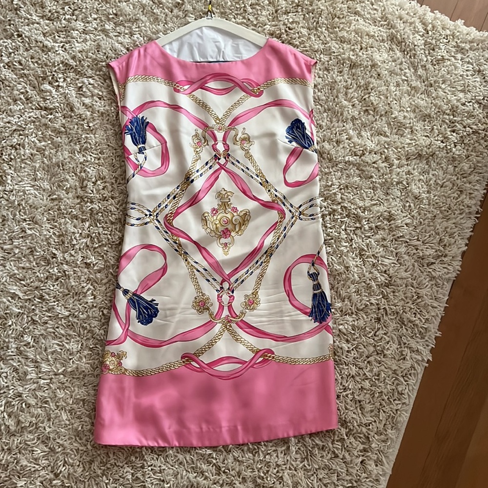 J McLaughlin silk sleeveless dress